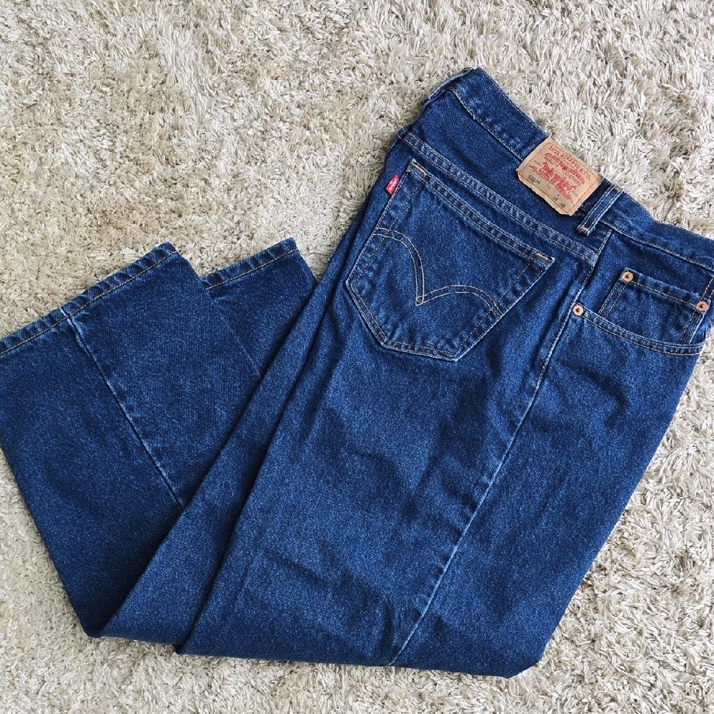 Levi's Men's Dark Blue Straight Jeans